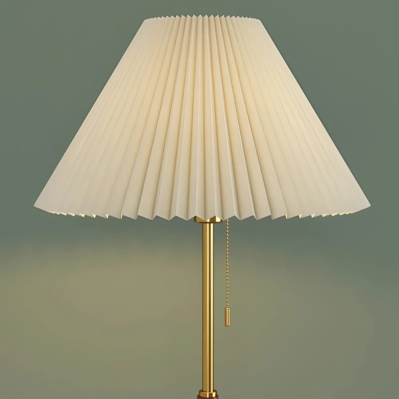 Moderne Marmeren & Houten Vloerlamp Voor Elegante Verlichting