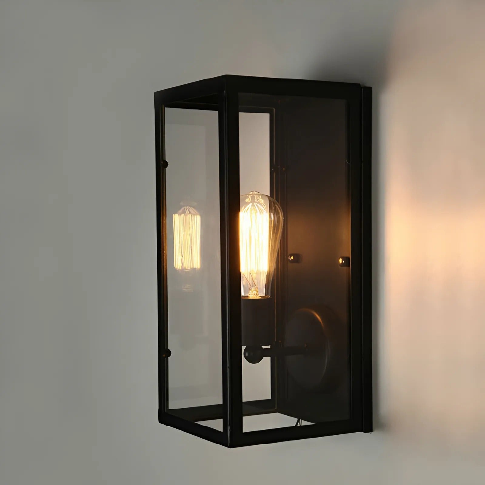 Vintage loft wandlamp in metaal en ijzeren stijl