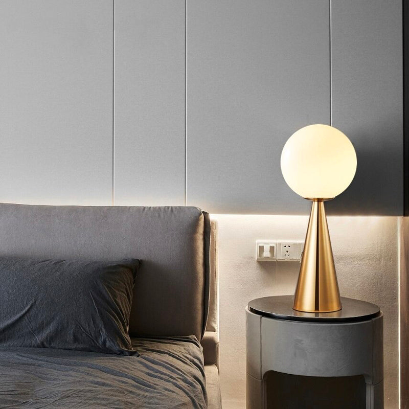 Moderne Gouden Bedlamp – Stijlvol & Aanraakgevoelig LED Design