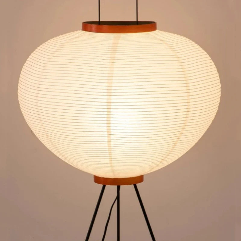 Noguchi Akari Rijstpapier Vloerlamp – Vintage Minimalistische Stijl